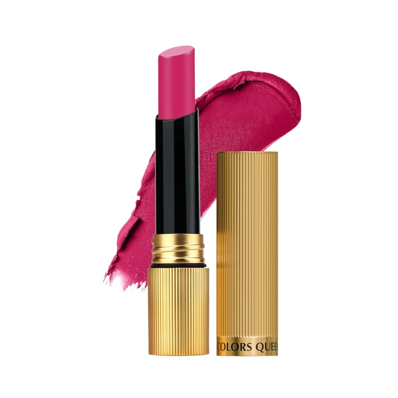 Colors Queen Hold Up Full Day Non-Transfer Matte Lipstick | Long Lasting and Weightless Formula | Intense Color Pay Off | Waterproof Lipstick for Women (102 - Vicious, 4g) thumbnail 4
